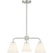 Blair 3 Light 24 inch Satin Nickel Chandelier Ceiling Light